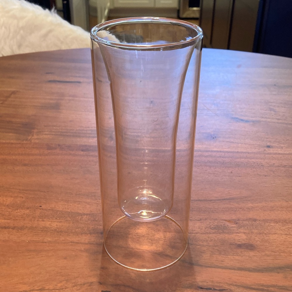 Double-Walled Glass Vase